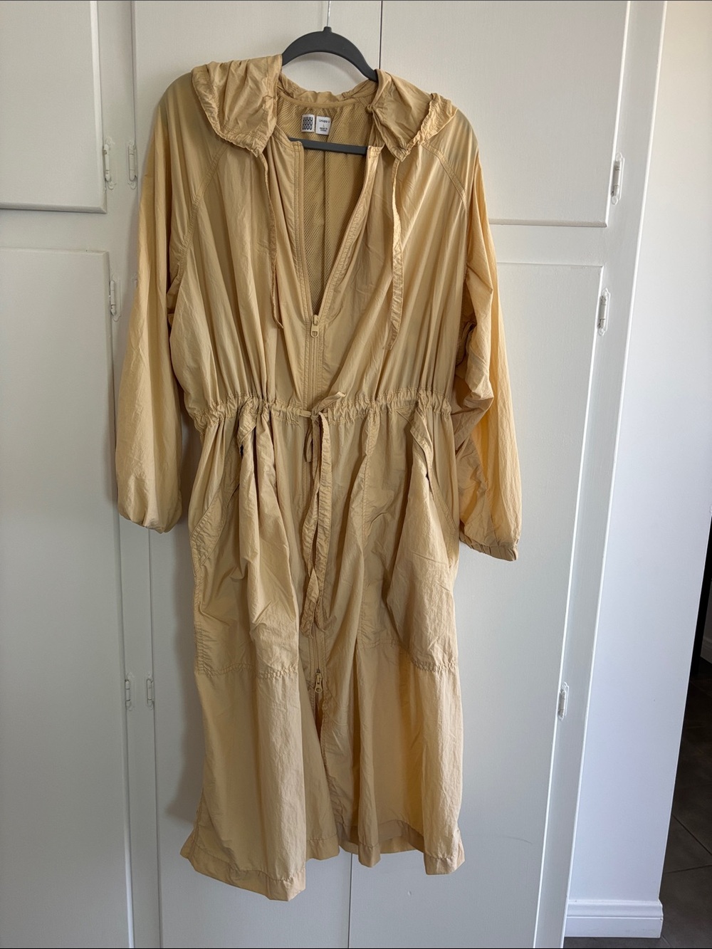 Uniqlo U Lightweight Mesh-Lined Jacket - Tan/Yellow size Large